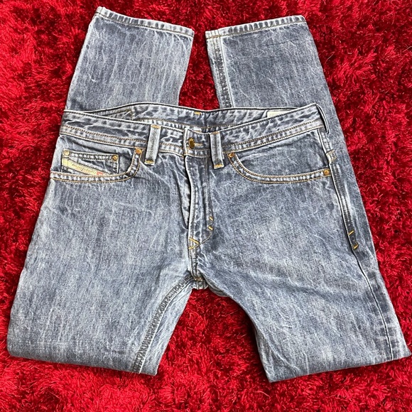 Diesel Men's Skinny Jeans - Faded Blue - Picture 2 of 13